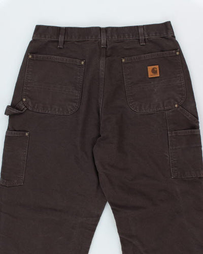 Vintage Carhartt Relaxed Fit Double Knee Carpenter Trousers - W32 L32