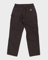 Vintage Carhartt Relaxed Fit Double Knee Carpenter Trousers - W32 L33