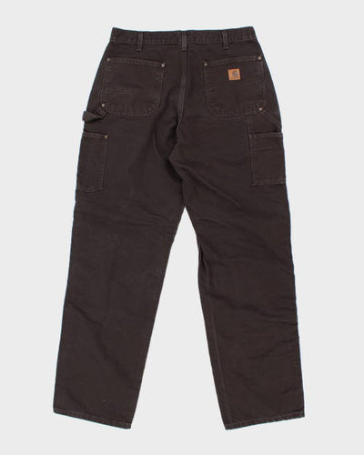 Vintage Carhartt Relaxed Fit Double Knee Carpenter Trousers - W32 L33