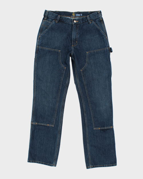 Vintage Carhartt Relaxed Fit Double Knee Carpenter Trousers - W32 L31