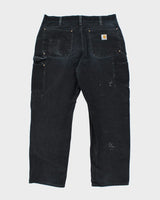 Vintage Carhartt Relaxed Fit Double Knee Carpenter Trousers - W34 L28