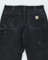 Vintage Carhartt Relaxed Fit Double Knee Carpenter Trousers - W34 L28