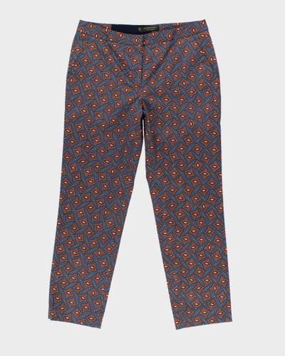 Burberry Pattern Cropped Trousers - W30 L26