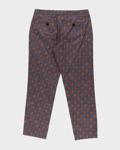 Burberry Pattern Cropped Trousers - W30 L26