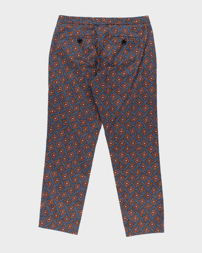 Burberry Pattern Cropped Trousers - W30 L26
