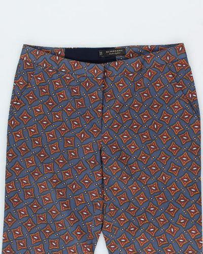 Burberry Pattern Cropped Trousers - W30 L26
