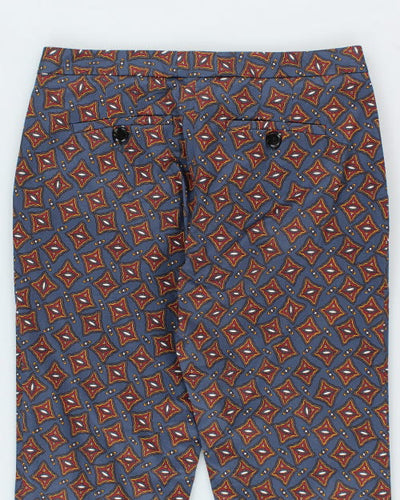 Burberry Pattern Cropped Trousers - W30 L26