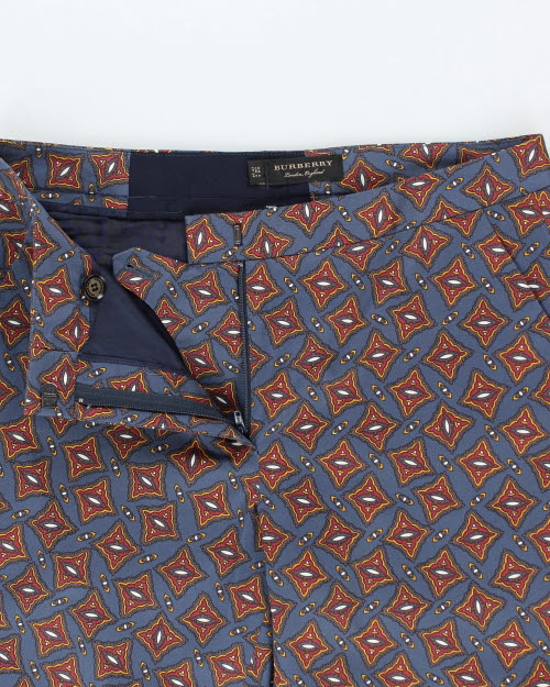 Burberry Pattern Cropped Trousers - W30 L26