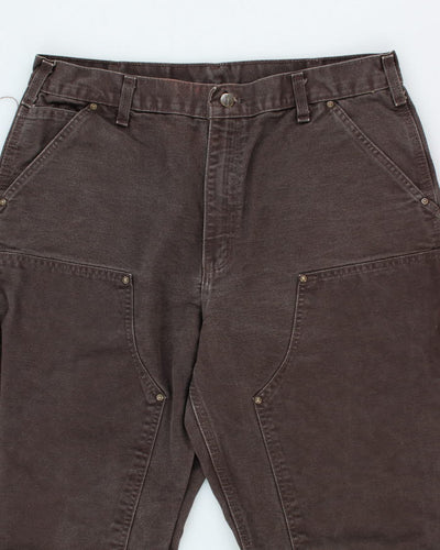 Vintage 2000's Carhartt Heavyweight Double Knee Carpenter Trousers - W34 L30