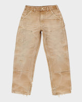 Vintage 2000's Carhartt Heavyweight Double Knee Carpenter Trousers - W28 L28