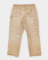 Vintage 2000's Carhartt Heavyweight Double Knee Carpenter Trousers - W34 L28