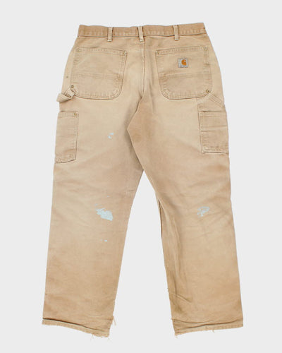 Vintage 2000's Carhartt Heavyweight Double Knee Carpenter Trousers - W34 L28