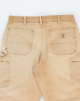 Vintage 2000's Carhartt Heavyweight Double Knee Carpenter Trousers - W34 L28