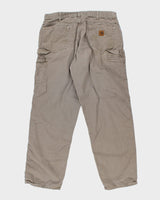 Vintage 90's Carhartt Heavyweight Single Knee Trousers - W34 L32