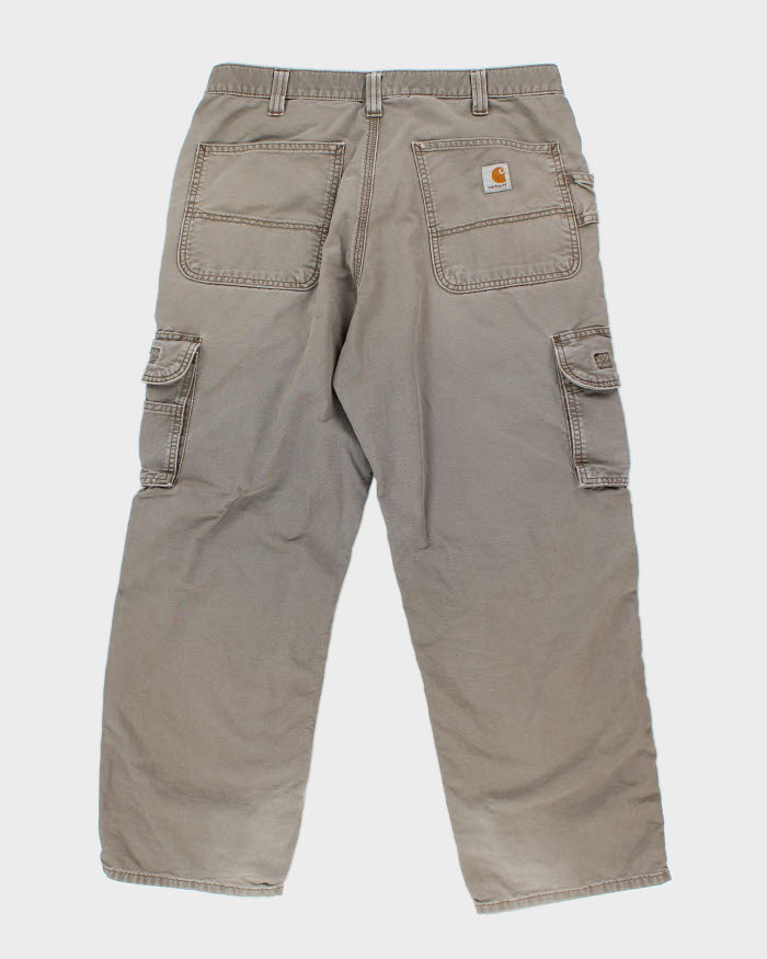 Vintage 90's Carhartt Heavyweight Cargo Trousers W30 L27