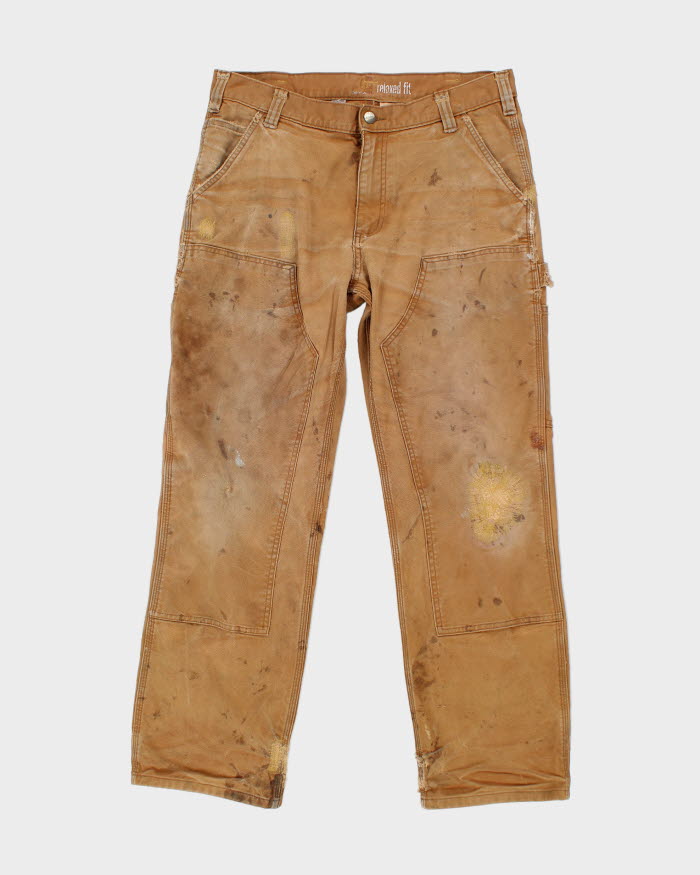 Carhartt Workwear Distressed Carpenter Trousers - W34 L30