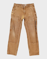 Carhartt Workwear Distressed Carpenter Trousers - W34 L32