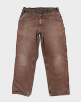 Vintage 90's Carhartt Heavyweight Single Knee Carpenter Trousers - W34 L30