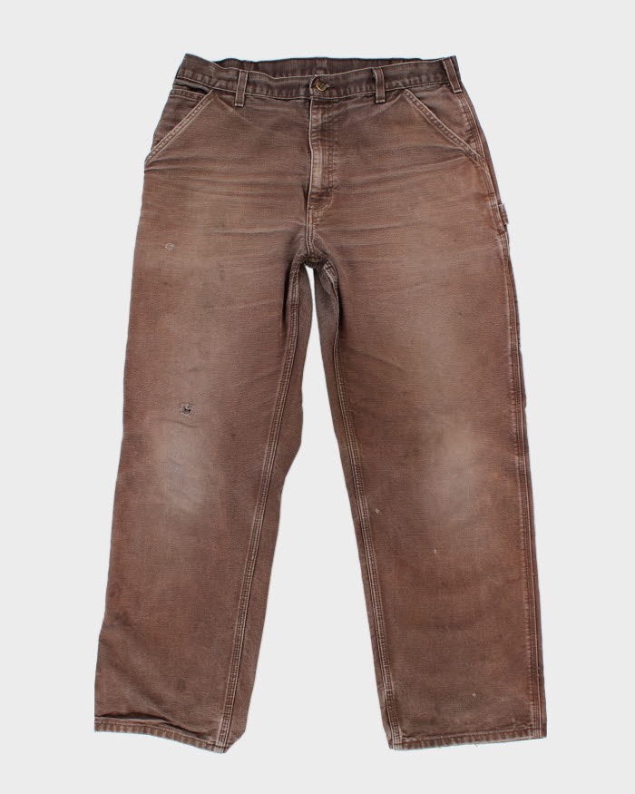 Vintage 90's Carhartt Heavyweight Single Knee Carpenter Trousers - W34 L30