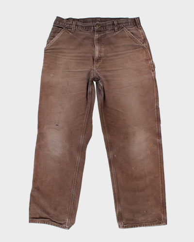 Vintage 90's Carhartt Heavyweight Single Knee Carpenter Trousers - W34 L30