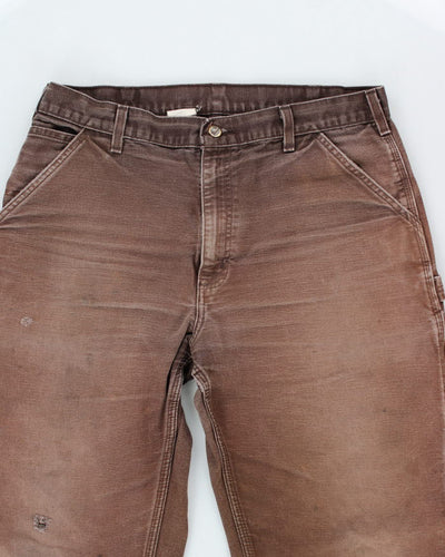 Vintage 90's Carhartt Heavyweight Single Knee Carpenter Trousers - W34 L30
