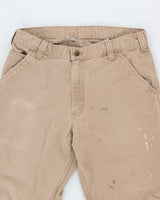 Vintage 90's Carhartt Heavyweight Single Knee Carpenter Trousers - W30 L32