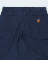 Vintage 90's Carhartt Heavyweight Single Knee Carpenter Trousers - W38 L27