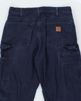 Vintage 90's Carhartt Heavyweight Single Knee Carpenter Trousers - W33 L30