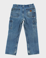Vintage 90's Carhartt Heavyweight Double Knee Carpenter Trousers - W34 L27