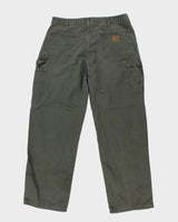 Vintage 90's Carhartt Single Knee Carpenter Trousers - W35 L31