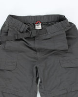 The North Face Grey Zip-Off Cargo Trousers - M
