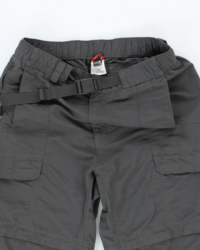 The North Face Grey Zip-Off Cargo Trousers - M