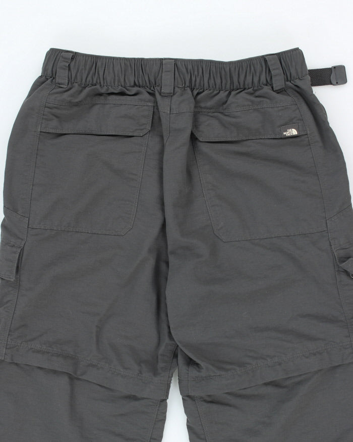 The North Face Grey Zip-Off Cargo Trousers - M