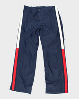 Vintage Y2K Tommy Hilfiger Side Flag Tracksuit Bottoms - L