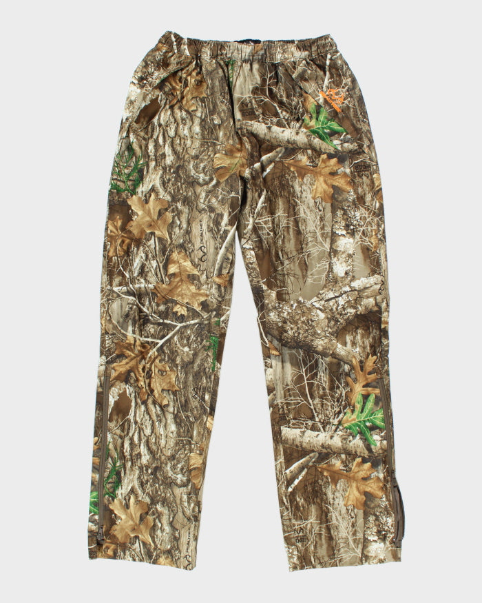 Vintage 2000's Real Tree Camo Fleece Lined Adjustable Trousers - M