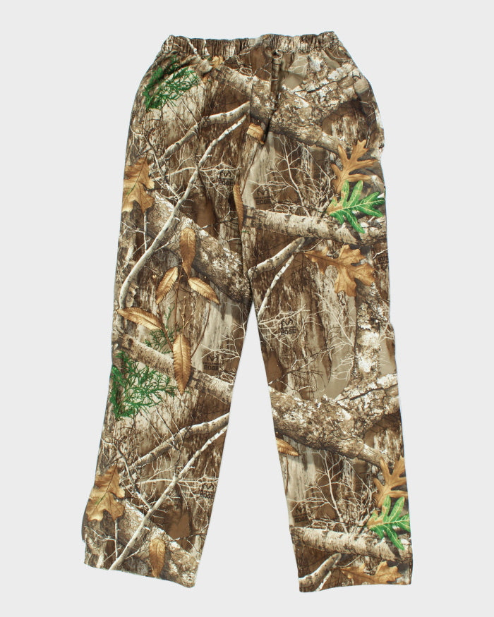 Vintage 2000's Real Tree Camo Fleece Lined Adjustable Trousers - M