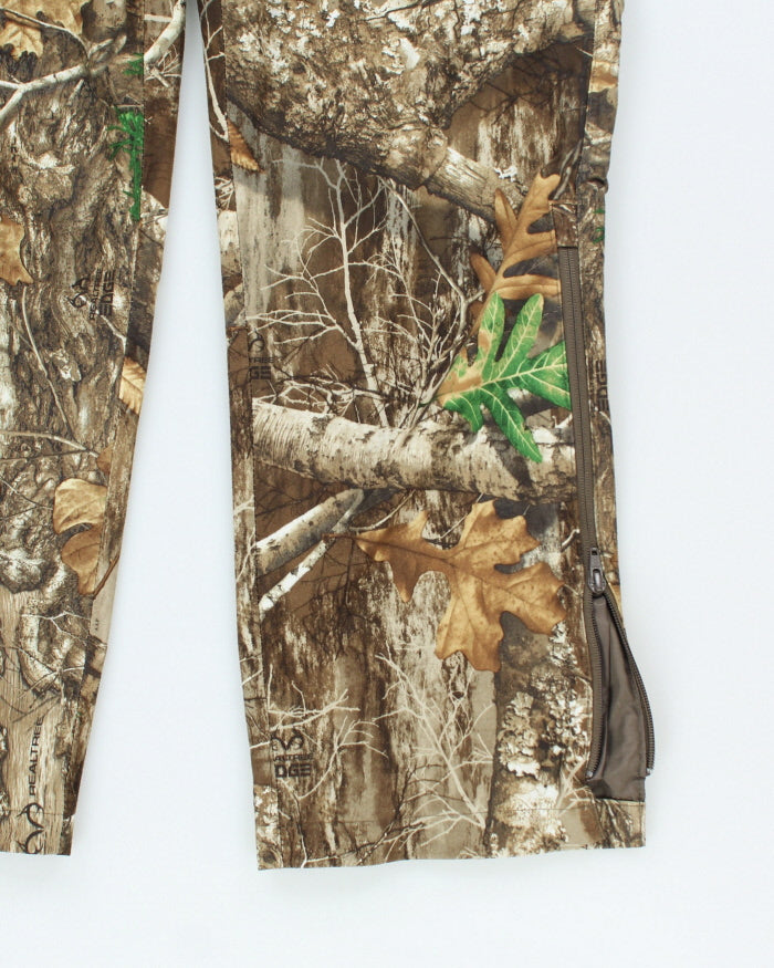 Vintage 2000's Real Tree Camo Fleece Lined Adjustable Trousers - M