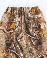 Vintage 2000's Real Tree Camo Fleece Heavyweight Adjustable Trousers - L