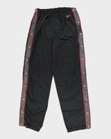 Vintage 90's Reebok Full Side Popper Tracksuit Bottoms - L