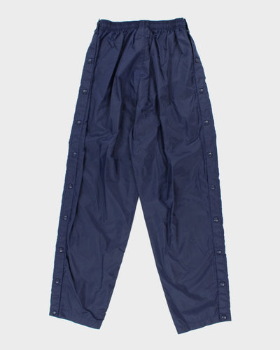 Vintage 90's Adidas Full Side Popper Shell Tracksuit Bottoms - M