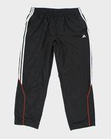 Vintage Y2K Adidas Three Stripe Tracksuit Bottoms - XL
