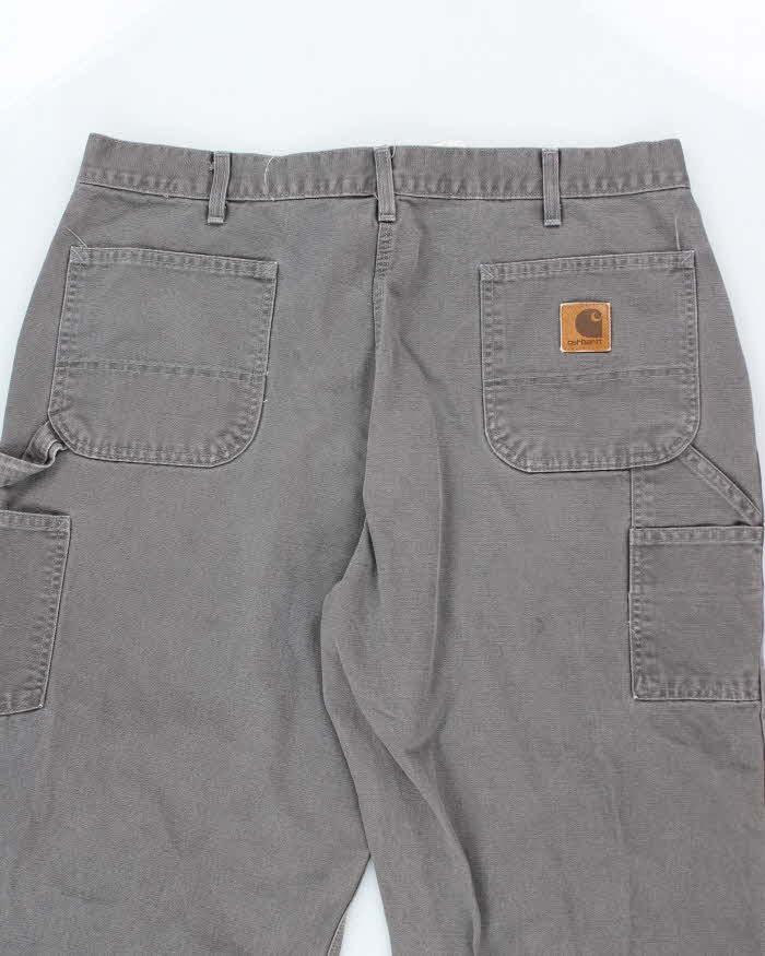 Vintage 90s Carhartt Grey Workwear Trousers - W38 L32