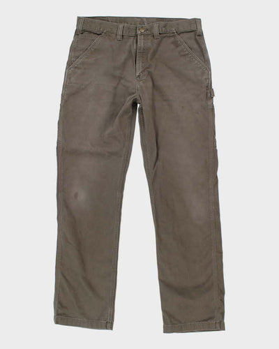 Vintage 00s Carhartt Khaki Workwear Trousers - W36 L33