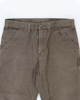 Vintage 00s Carhartt Khaki Workwear Trousers - W36 L33