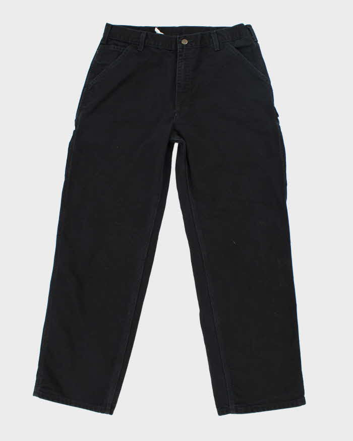 Vintage 00s Carhartt Black Workwear Trousers - W34 L32