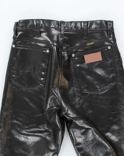 Vintage 90's Wrangler Leather Relaxed Fit Trousers - W32 L34