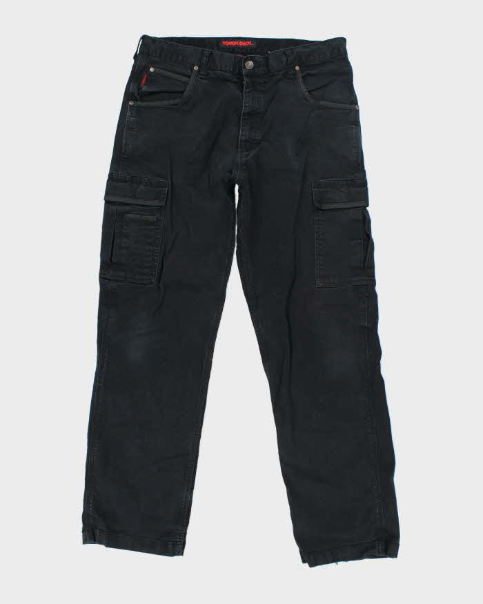 Tough Duck Black Workwear Trousers - W36 L32