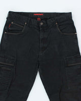 Tough Duck Black Workwear Trousers - W36 L32