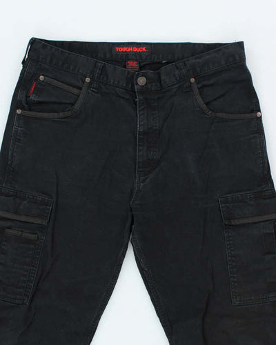 Tough Duck Black Workwear Trousers - W36 L32