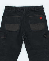 Tough Duck Black Workwear Trousers - W36 L32